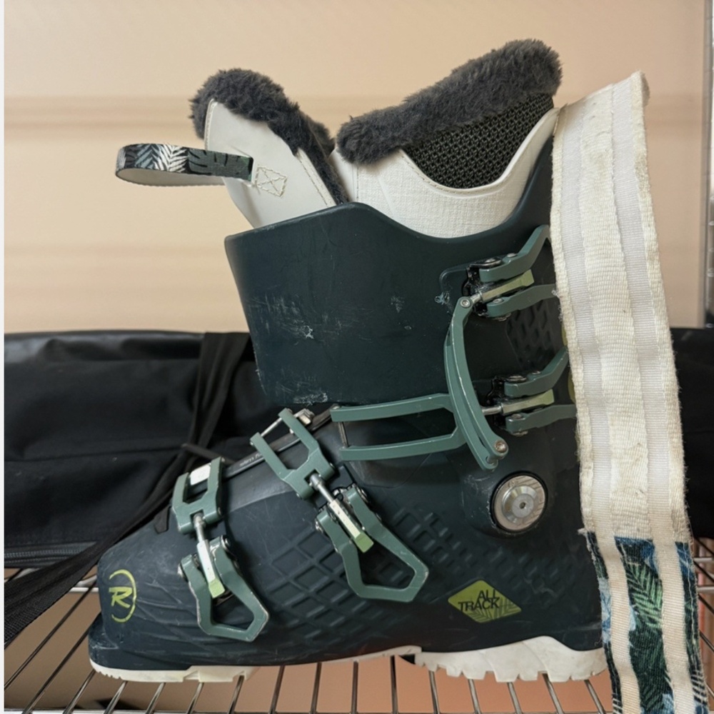 Rossignol AllTrack Pro 100 W Ski Boots - Women's 25.5, Dark Green